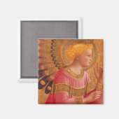 Viktorianischer Rosa Engel Magnet (Vorderseite/Rückseite)
