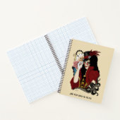 Viktorianischer Roter Steampunker Notizblock (Innenseite)