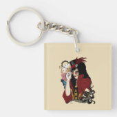 Viktorianischer Roter Steampunker Schlüsselanhänger (Vorderseite)