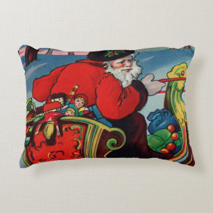 Viktorianischer Santa-Akzentkissen Zierkissen