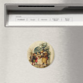 Viktorianischer Santa Santa Santa Santa Santa Magnet (In Situ (Geschirrspüler))