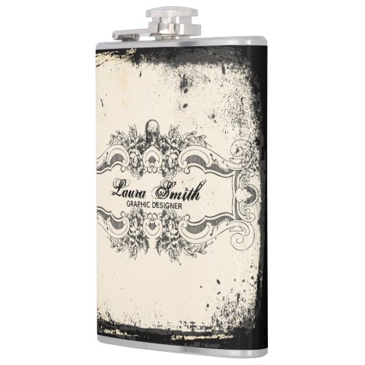 Viktorianischer Schädel Flachmann (Links)