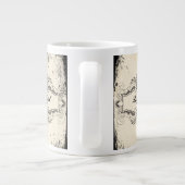 Viktorianischer Schädel Jumbo-Tasse (Rückseite)