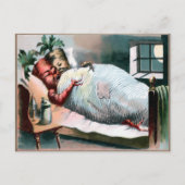 Viktorianischer Schlafender Karotten Postkarte (Vorderseite)