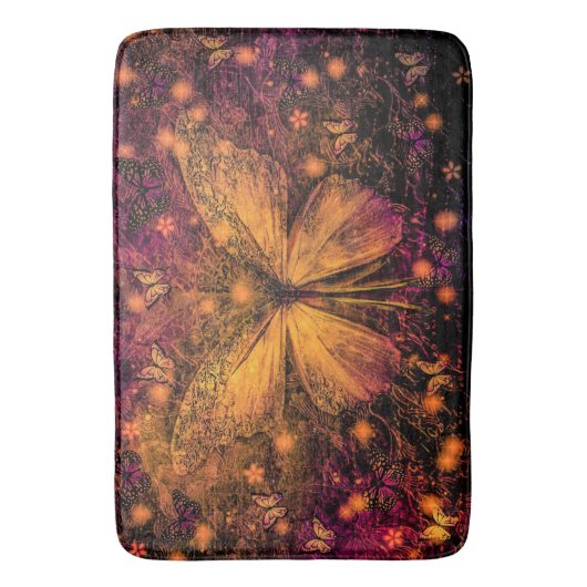 Viktorianischer Schmetterling Badematte (Vorderseite Vertikal)