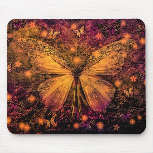 Viktorianischer Schmetterling Mousepad (Vorne)