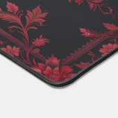 Viktorianischer Schreibtisch | Gothic Floral Mouse Schreibtischunterlage (Ecke)