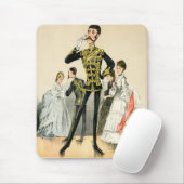 Viktorianischer Soldat der 10. königlichen Hussars Mousepad (Mit Mouse)