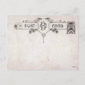 Viktorianischer St. Patrick's Day Feiertagspostkarte (Rückseite)