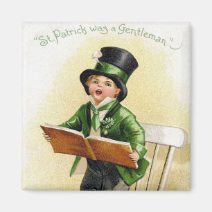 Viktorianischer St. Patrick's Day Magnet