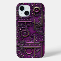 Viktorianischer Steampunk Gear Amethyst Lila