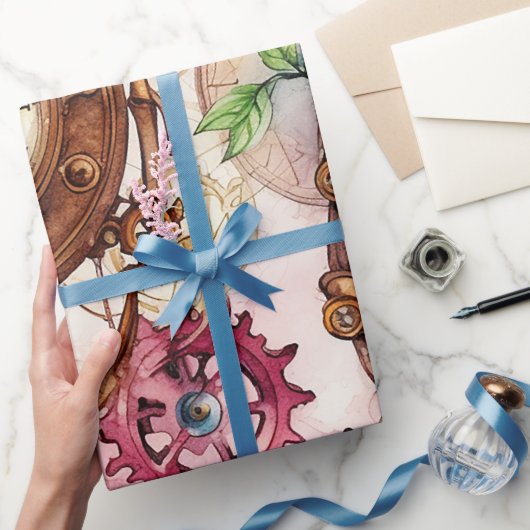 Viktorianischer Steampunk Geschenkpapier (Schenken)