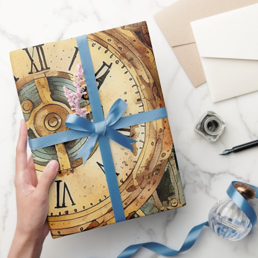 Viktorianischer Steampunk Geschenkpapier (Schenken)
