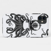 viktorianischer Steampunk Krake Kraken Case-Mate iPhone Hülle (Rückseite (Horizontal))