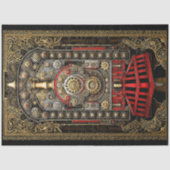 Viktorianischer Steampunk-Motor G8 Dekoupage Seidenpapier (Vorderseite)