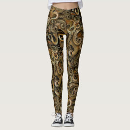 Viktorianischer Steampunk Octopus Tentacles Leggin Leggings