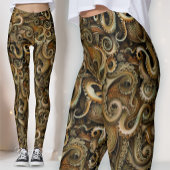 Viktorianischer Steampunk Octopus Tentacles Leggin Leggings