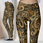Viktorianischer Steampunk Octopus Tentacles Leggin Leggings