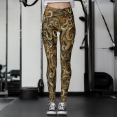 Viktorianischer Steampunk Octopus Tentacles Leggin Leggings