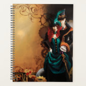 Viktorianischer Steampunk Planer (Vorderseite)
