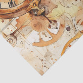 Viktorianischer Steampunk Seidenpapier (Detail)