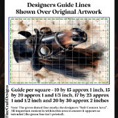 Viktorianischer Steampunk-Stallion-Pferd DF2R-Deco Seidenpapier