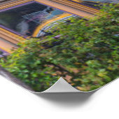 Viktorianischer Stil mit blühenden Gummi-Rahmen Poster (Ecke)