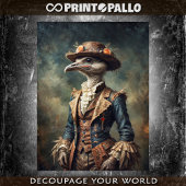 Viktorianischer Strauß mit Blume, Seidenpapier