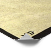 Viktorianischer Toukan Poster (Ecke)