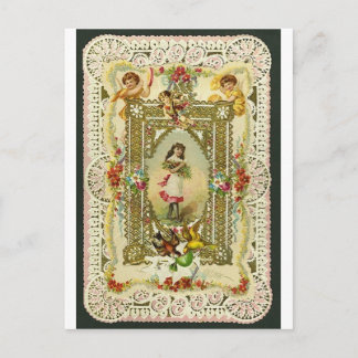 Viktorianischer Valentine Feiertagspostkarte