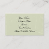 Viktorianischer Valentiner Vogel und Rose Visitenkarte (Rückseite)