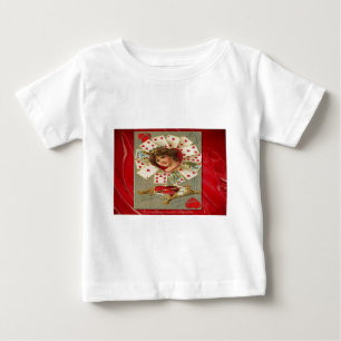 Viktorianischer Valentinstag Die Herzkönigin Baby T-shirt