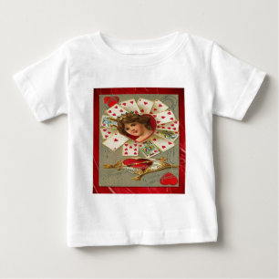 Viktorianischer Valentinstag Die Herzkönigin Baby T-shirt