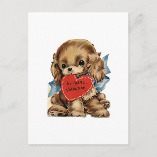 Viktorianischer Valentinstag Postkarte (Vorderseite)