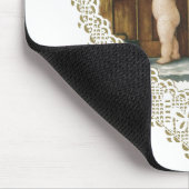 Viktorianischer Valentinstag, Vintage Engel w Lett Mousepad (Ecke)