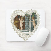 Viktorianischer Valentinstag, Vintage Engel w Lett Mousepad (Mit Mouse)