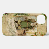 Viktorianischer Vater Weihnachten Flora Ephemera Case-Mate iPhone Hülle (Rückseite (Horizontal))