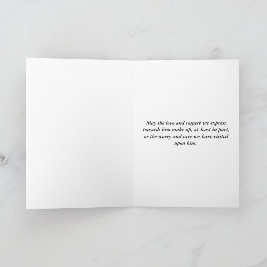 Viktorianischer Vatertag Karte (Innenseite)