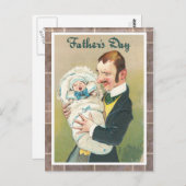 Viktorianischer Vatertag Postkarte (Vorne/Hinten)
