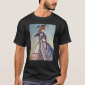 Viktorianischer Velociraptor T-Shirt (Vorderseite)