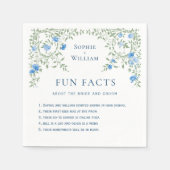 Viktorianischer Verzierter Rahmen Wilde Blume Blum Serviette (Vorderseite)