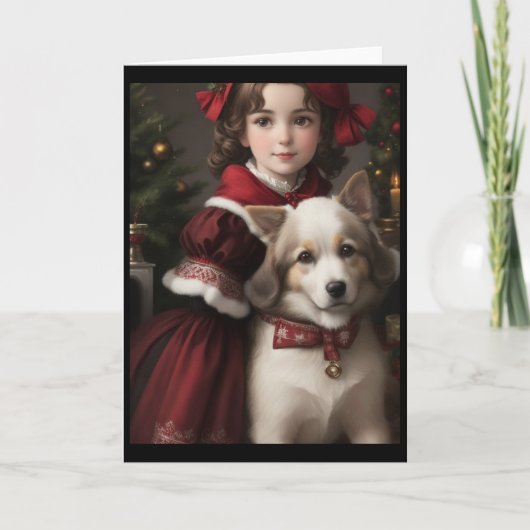 Viktorianischer Vintage Retro Weihnachten (Vorderseite)