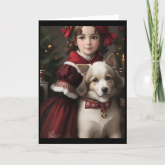 Viktorianischer Vintage Retro Weihnachten