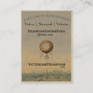 Viktorianischer Vintage-Stil füllige Visitenkarte