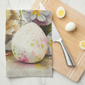 Viktorianischer Vintager Osterkrank Geschirrtuch (Viertel Falte)