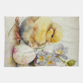 Viktorianischer Vintager Osterkrank Geschirrtuch (Horizontal)