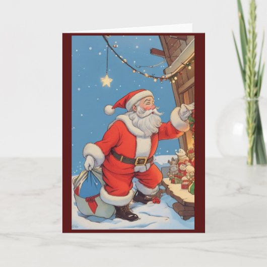 Viktorianischer Vintager Retro Weihnachten (Vorderseite)