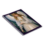 Viktorianischer Vintager Retro-Weihnachtsgel Notizblock (Rechte Seite)