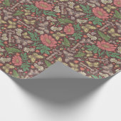 Viktorianischer Vintager Schmetterling Geschenkpapier (Ecke)