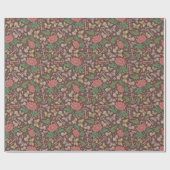 Viktorianischer Vintager Schmetterling Geschenkpapier (Flach)